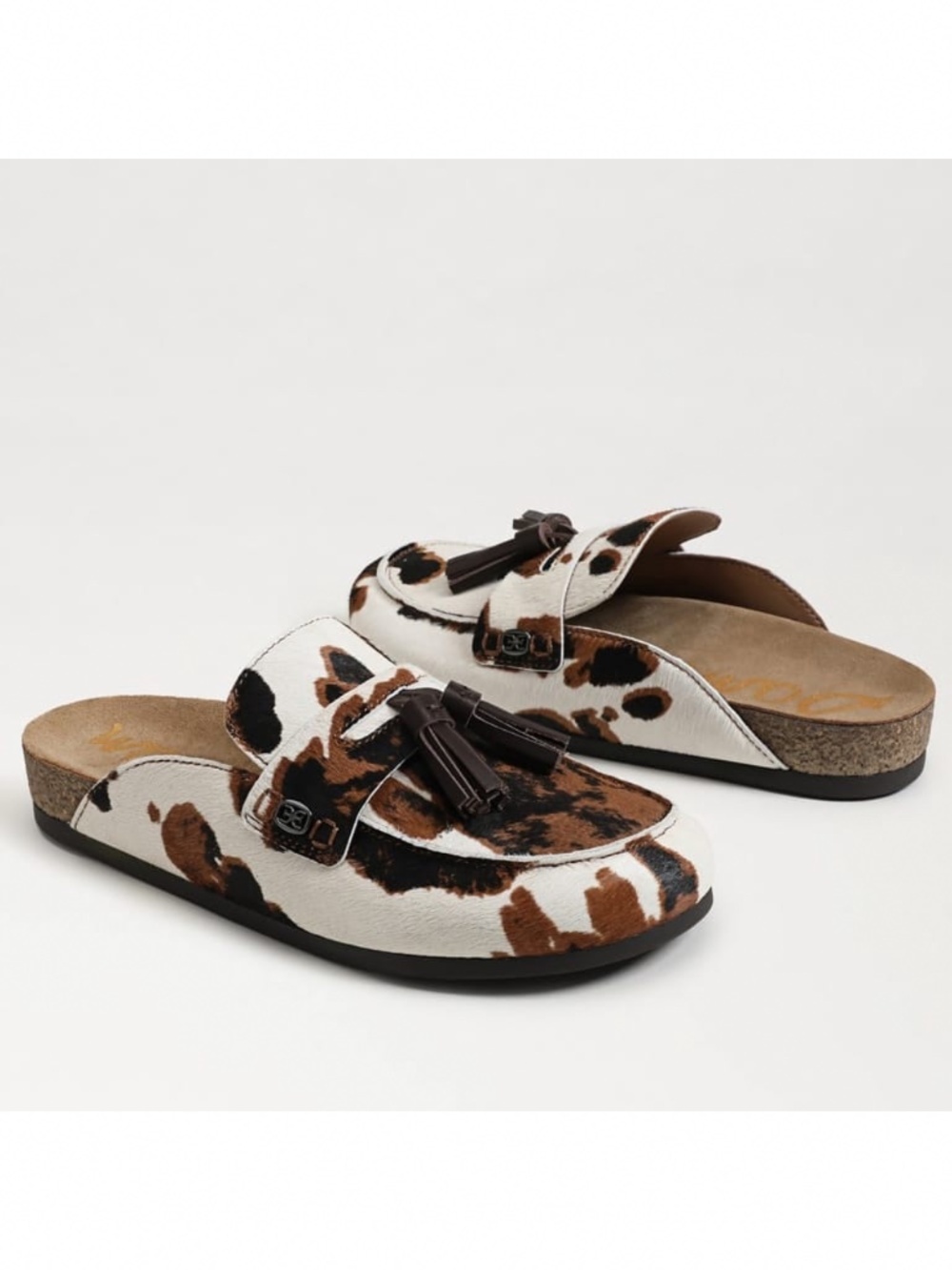 NWT Sam Edelman Astrid Animal Print Mule Brown Multi Sz 7 - Picture 5 of 10
